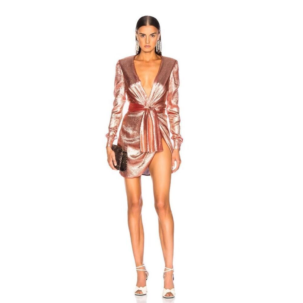 Redemption‎ for FWRD Long Sleeve Dress in Red